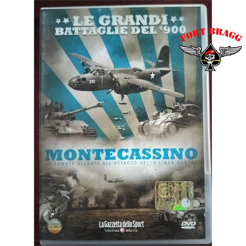 DVD LE GRANDI BATTAGLIE MONTECASSINO