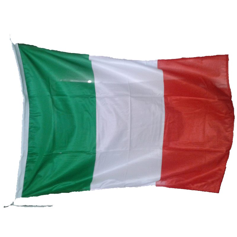 BANDIERA ITALIANA IN TESSUTO NAUTICO 150 x 225 CM
