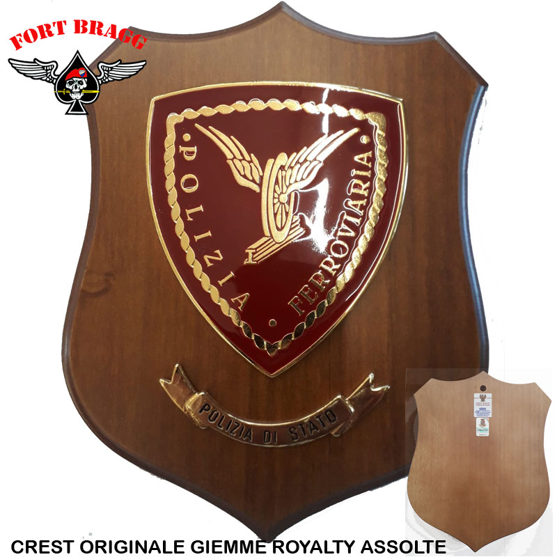 CREST STEMMA POLIZIA FERROVIARIA DI STATO