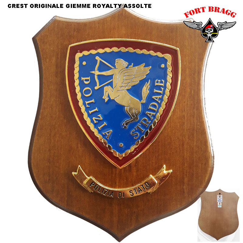 CREST CON STEMMA POLIZIA STRADALE