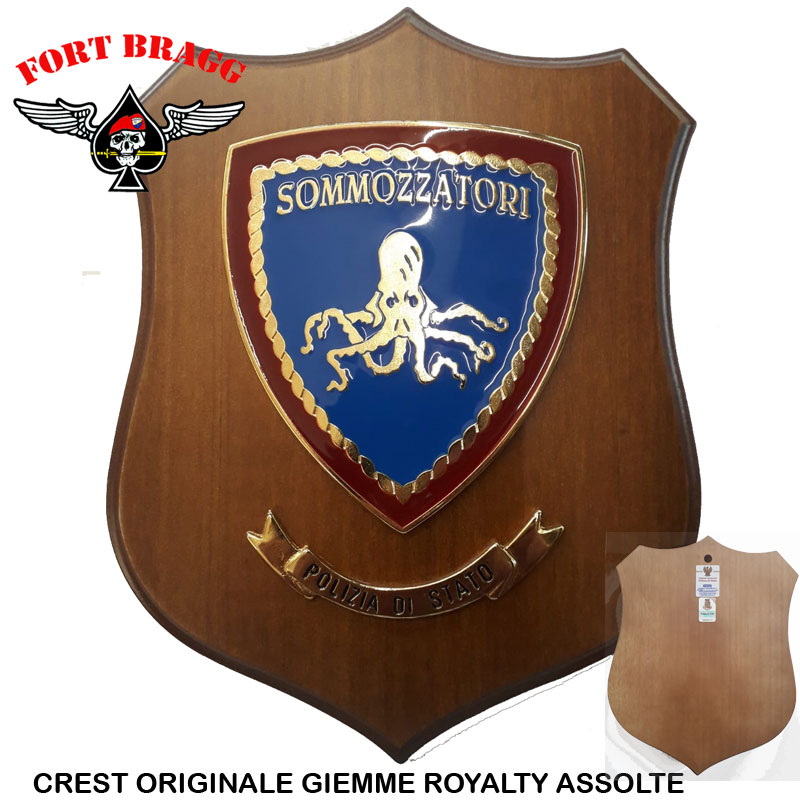 CREST STEMMA SOMMOZZATORI POLIZIA DI STATO