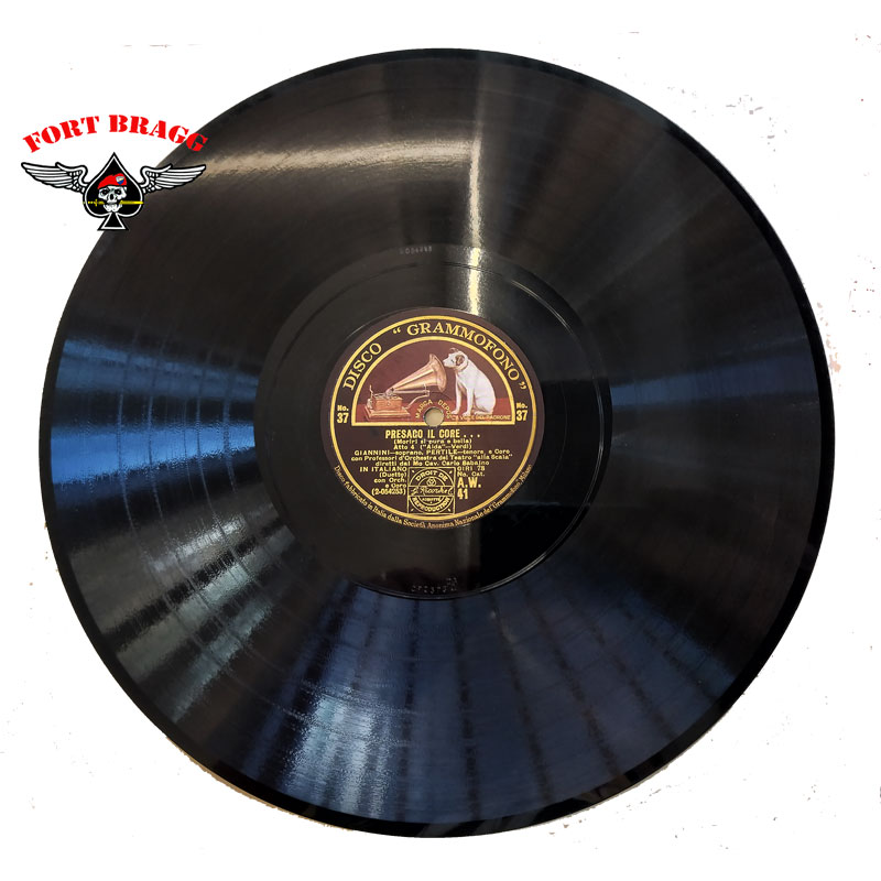 DISCO VINILE 78 GIRI AIDA DI VERDI EDITO VOCE DEL PADRONE
