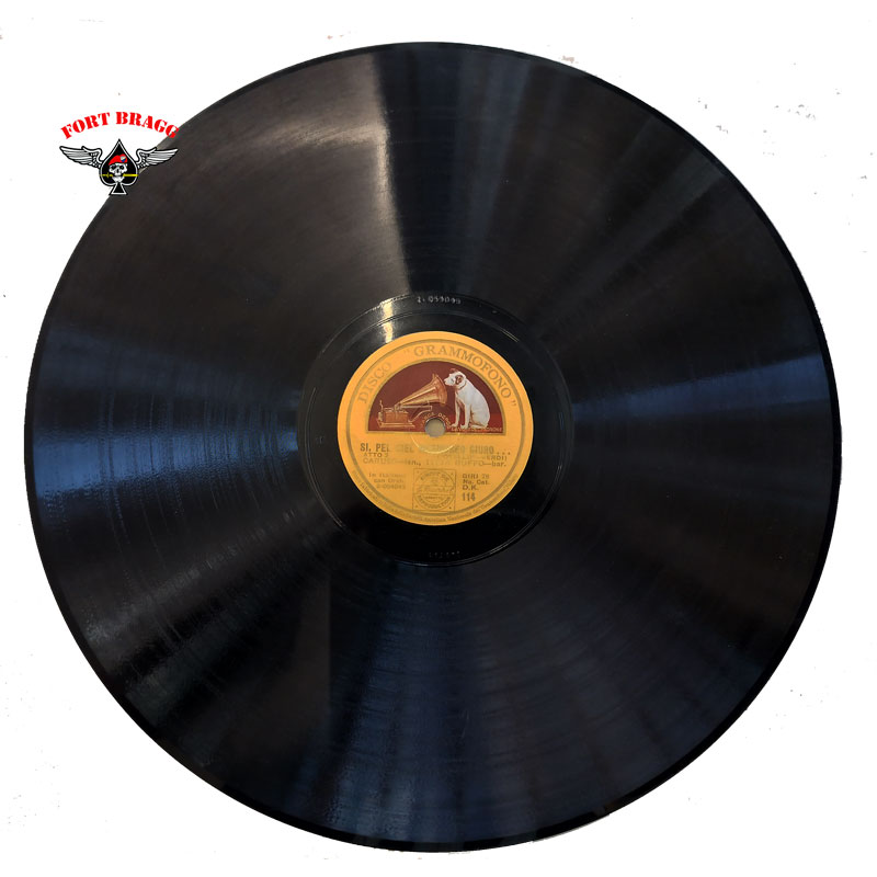 DISCO VINILE 78 GIRI OTELLO DI VERDI EDITO VOCE DEL PADRONE