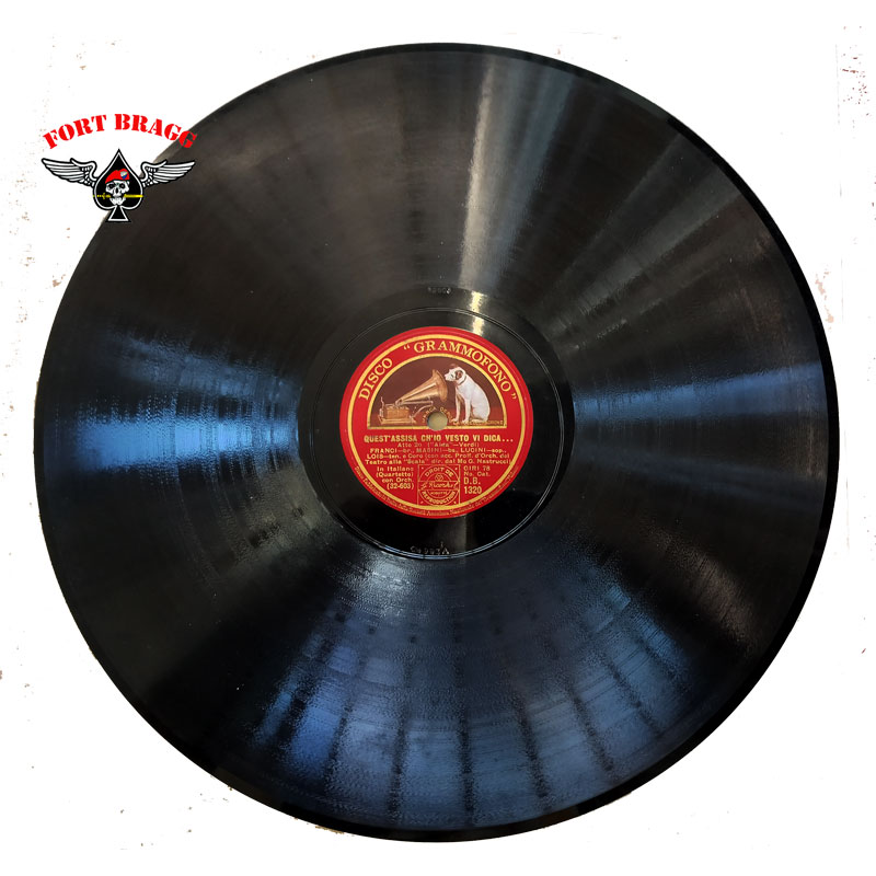 DISCO VINILE 78 GIRI AIDA DI VERDI EDITO VOCE DEL PADRONE