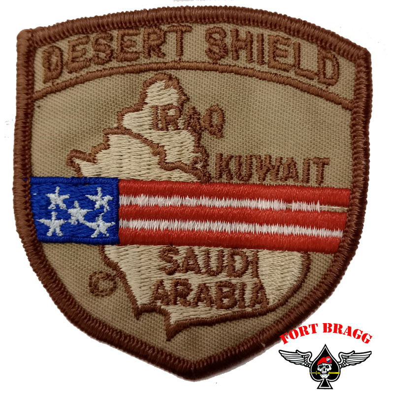 PATCH MILITARE DESERT SHIELD US ARMY