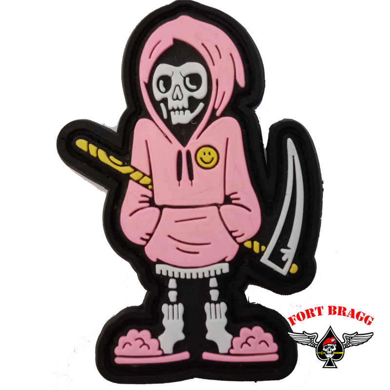 PATCH GOMMA MORTE ROSA INCAPPUCCIATA