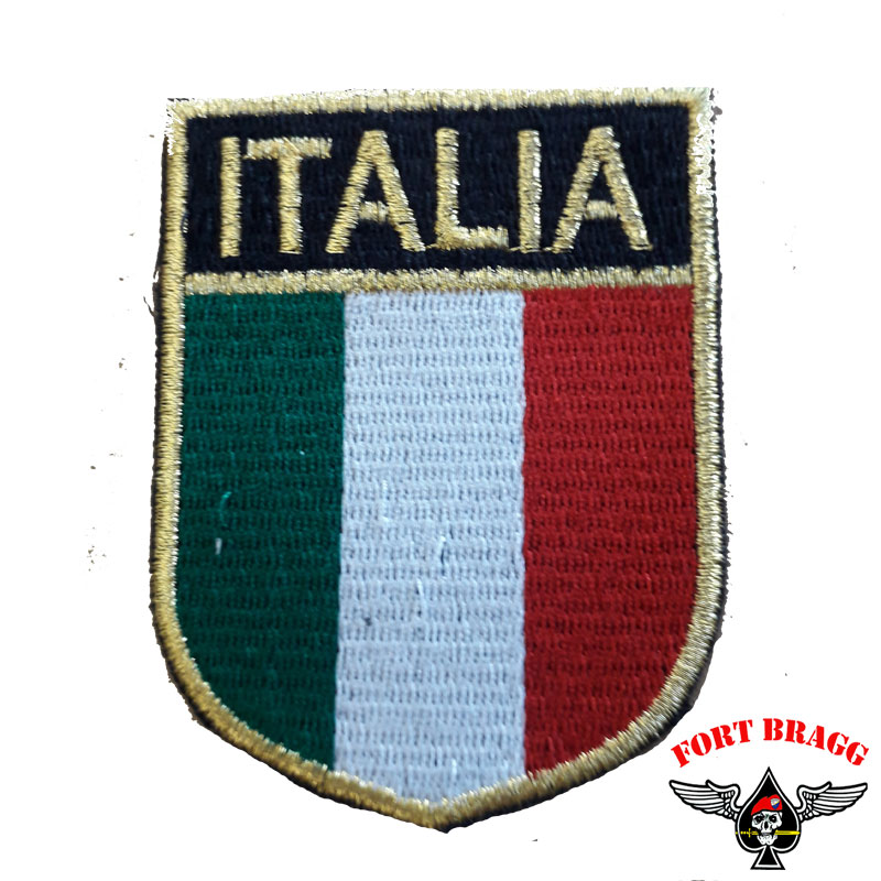 SCUDETTO TRICOLORE ITALIA IN STOFFA