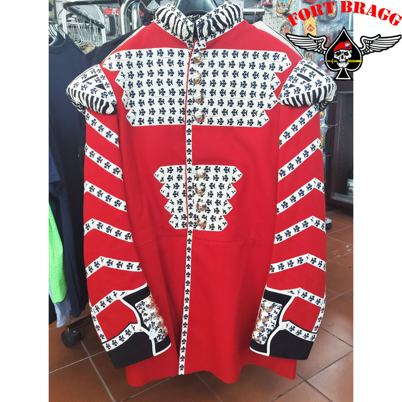 UNIFORME INGLESE IRISH GUARDS TAMBURINO ORIGINALE